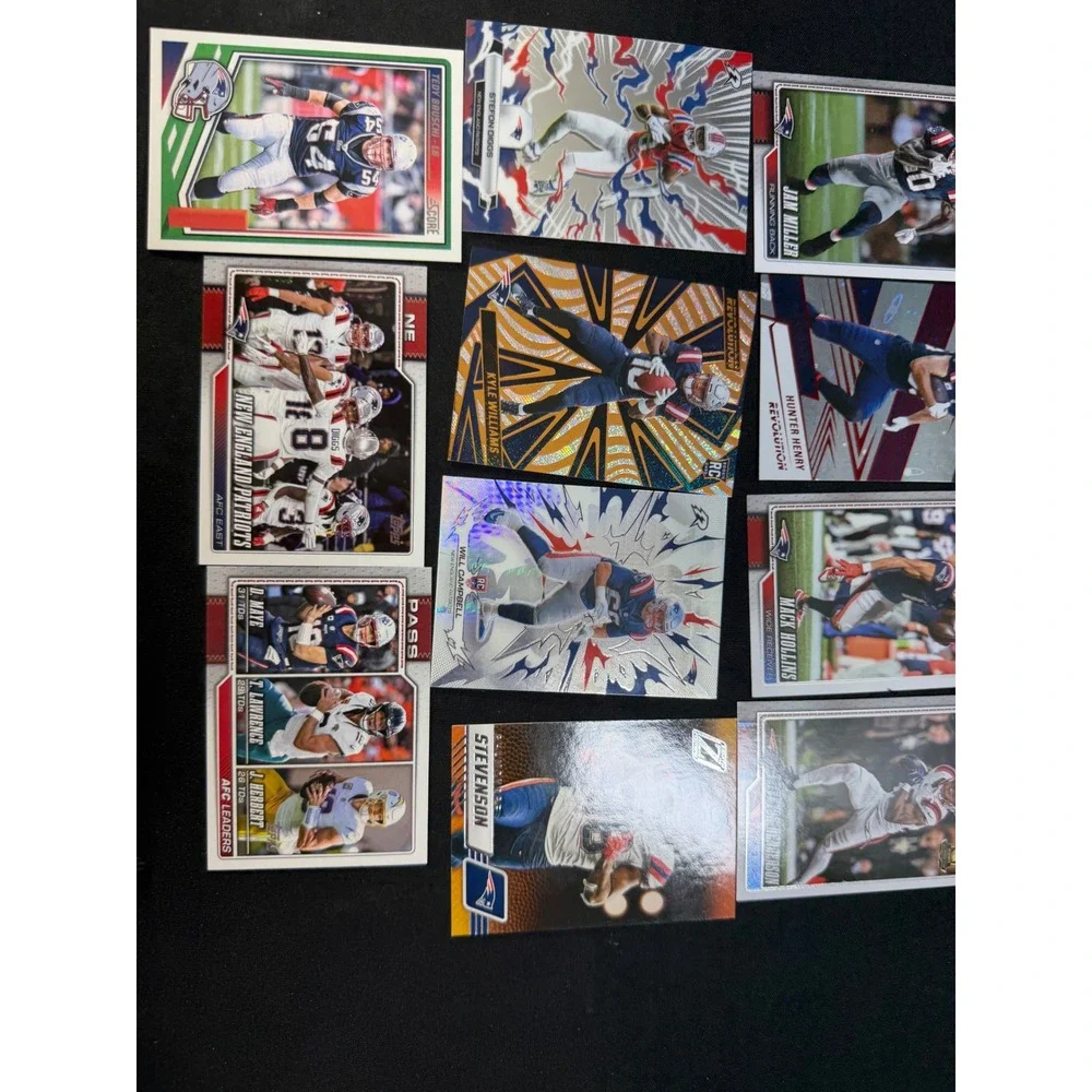 Panini Topps New England Patriots 15 Card Lot Mixed Excellent Drake Maye RC Lot